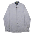 TED BAKER Mens Blue Shirt M Cotton Long Sleeve Button Casual Smart