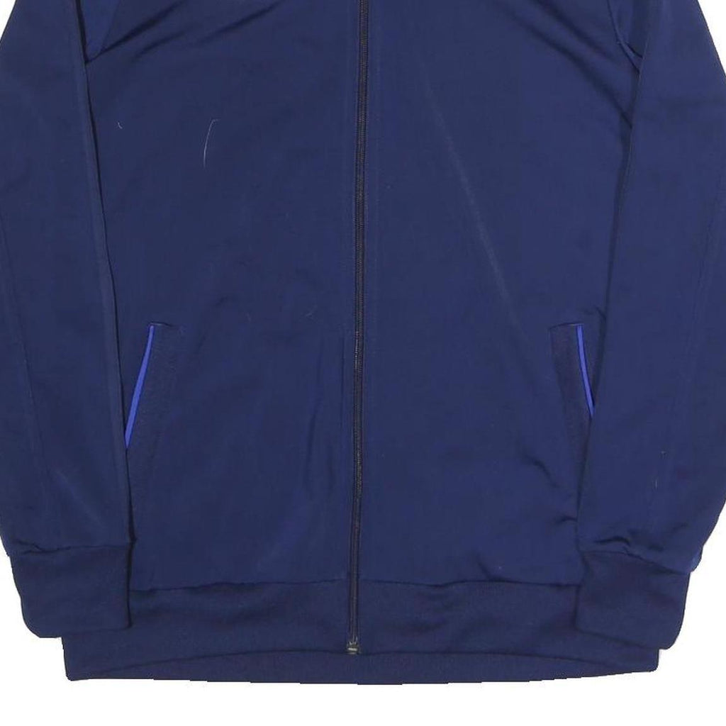 ADIDAS Mens Blue Jacket M Polyester Blend Track Top Sportswear Zip Casual