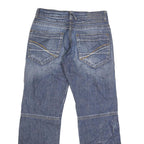 CELIO Mens Relaxed Blue Denim Jeans W36 L34 Casual Cotton Blend Zip Pockets