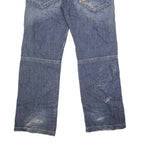 CELIO Mens Relaxed Blue Denim Jeans W36 L34 Casual Cotton Blend Zip Pockets