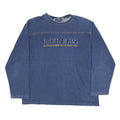 TOMMY JEANS Mens Blue Sweatshirt Crew Neck L Cotton Casual Pullover