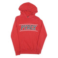Mens Red Pyrex Pullover Hoodie XS Cotton Casual Streetwear Sweatshirt