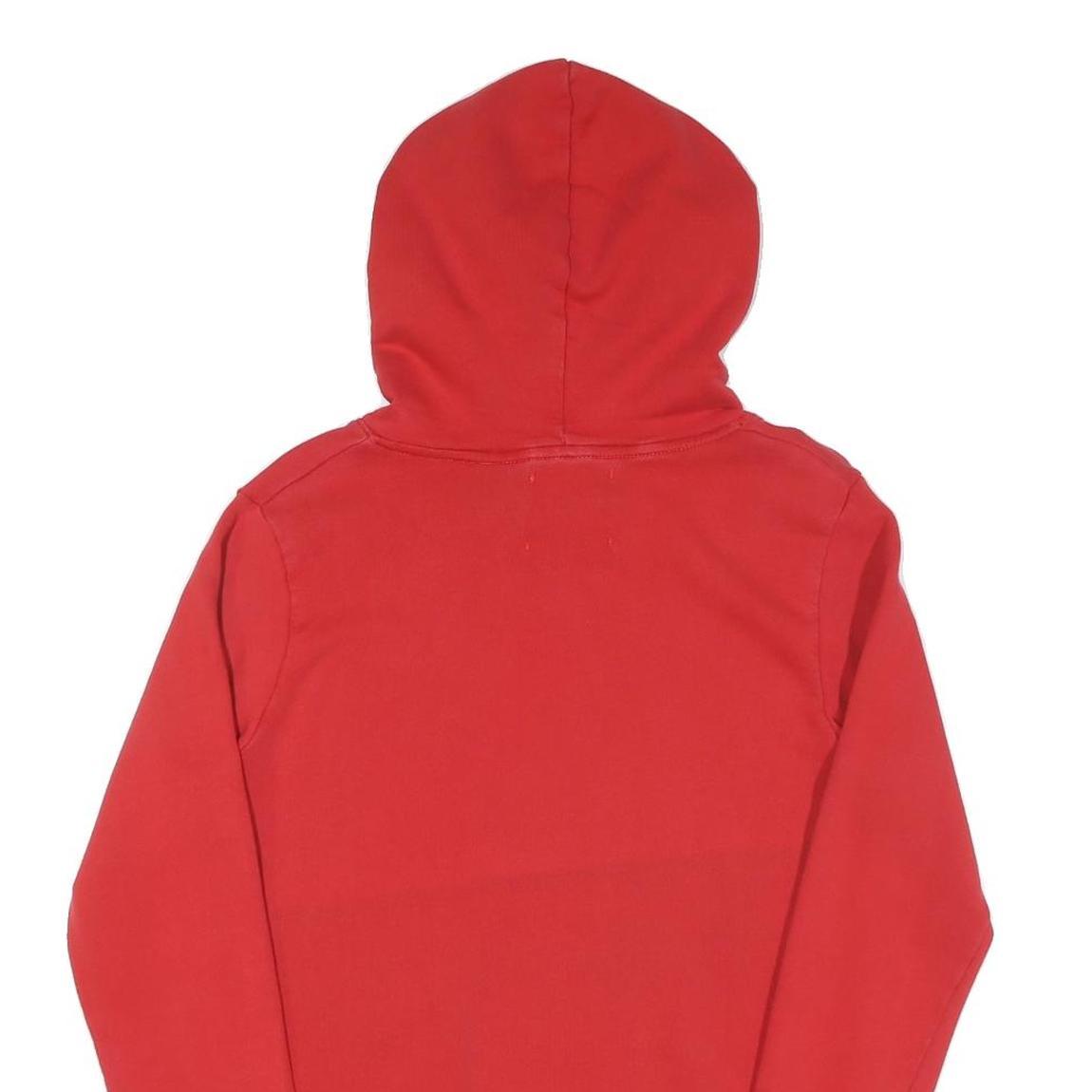 Mens Red Pyrex Pullover Hoodie XS Cotton Casual Streetwear Sweatshirt
