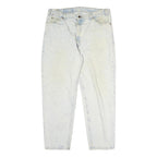 LEVI'S 501 Mens Jeans Blue Regular Straight Denim Light W40 L30 Classic Zip