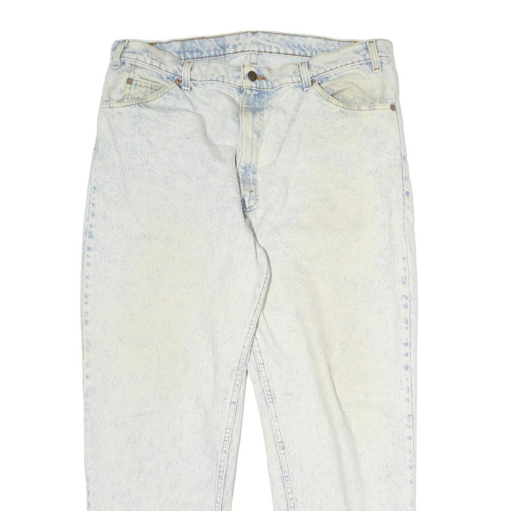 LEVI'S 501 Mens Jeans Blue Regular Straight Denim Light W40 L30 Classic Zip