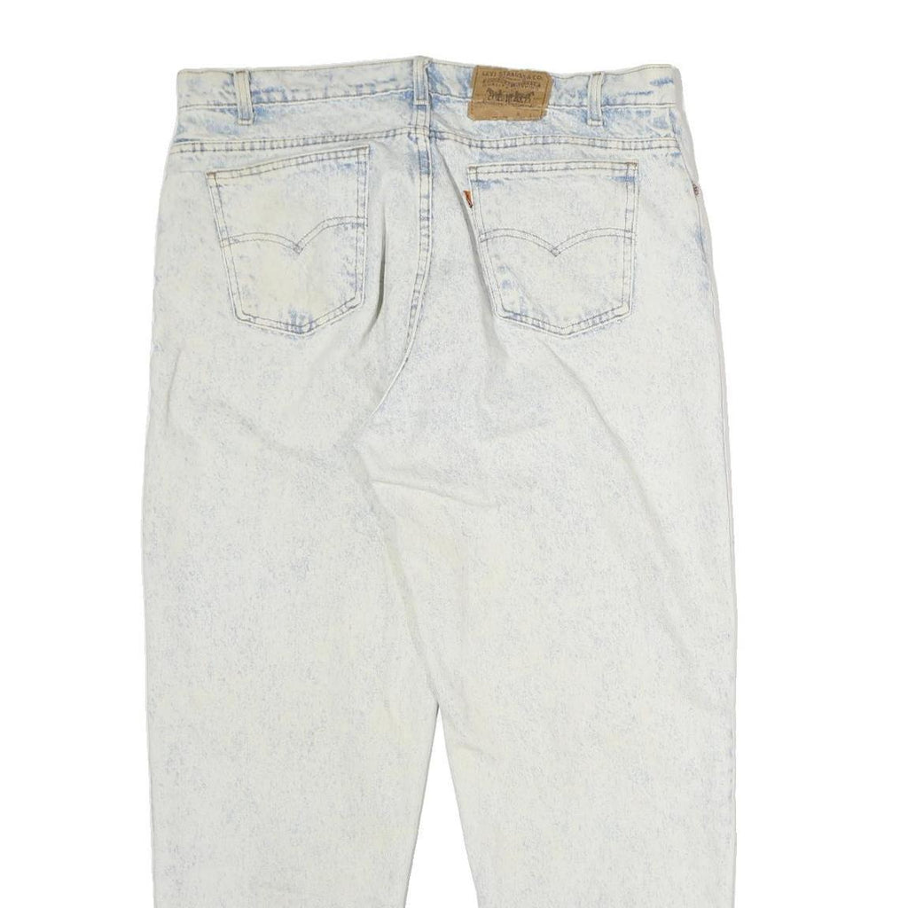 LEVI'S 501 Mens Jeans Blue Regular Straight Denim Light W40 L30 Classic Zip