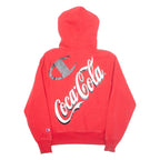 CHAMPION REVERSE WEAVE Coca-Cola Mens Red Hoodie S