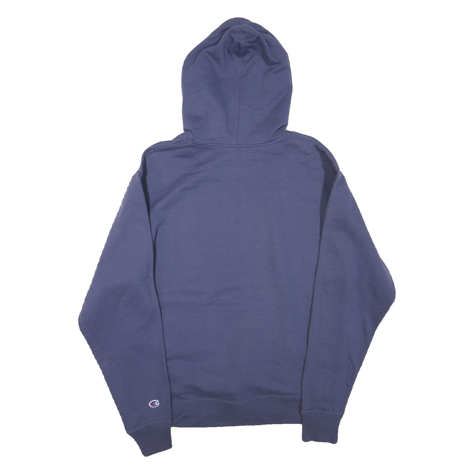 CHAMPION Mens Blue Pullover Hoodie M Cotton Blend Casual