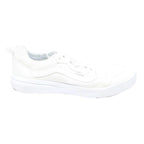 VANS Ward Womens White Leather Trainers UK 6 Classic Comfortable Casual