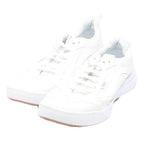 VANS Ward Womens White Leather Trainers UK 6 Classic Comfortable Casual