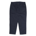 TEDDY'S JEANS Mens Cotton Blend Regular Navy Blue Trousers W34 L36 Classic Zip