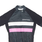 Cycling Mens Jersey Black Full Zip S