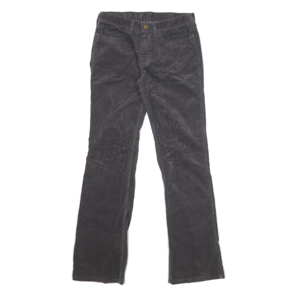 CARHARTT Mens Cotton Blend Black Regular Straight Trousers W28 L31 Durable