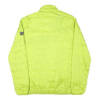 PUMA Mens Yellow Lightweight Jacket L Polyester Blend Plain Zip Athletic