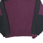 PACIFIC Mens Purple & Black Zip Polyester Jacket L Casual Outdoor Wear