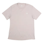 CONVERSE Mens Beige Graphic T-Shirt L Short Sleeve Crew Neck Cotton Casual