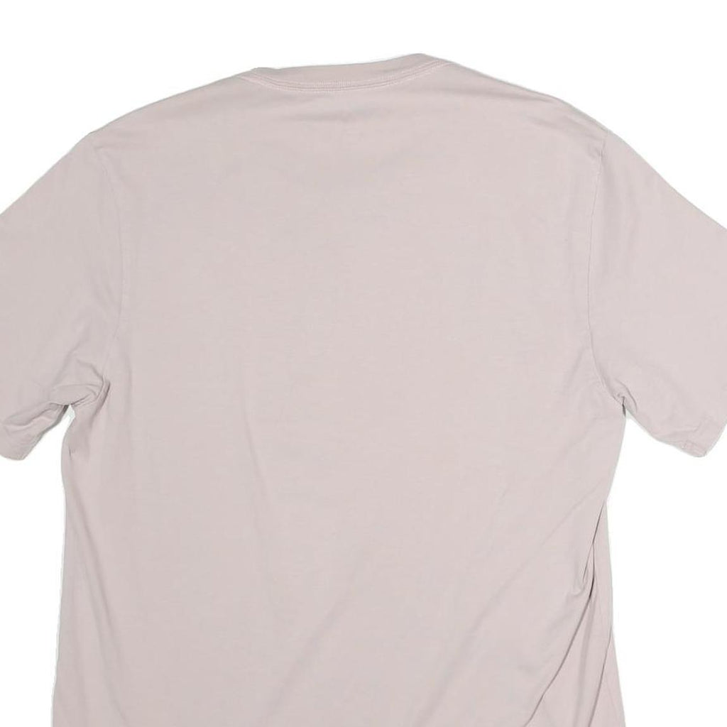 CONVERSE Mens Beige Graphic T-Shirt L Short Sleeve Crew Neck Cotton Casual