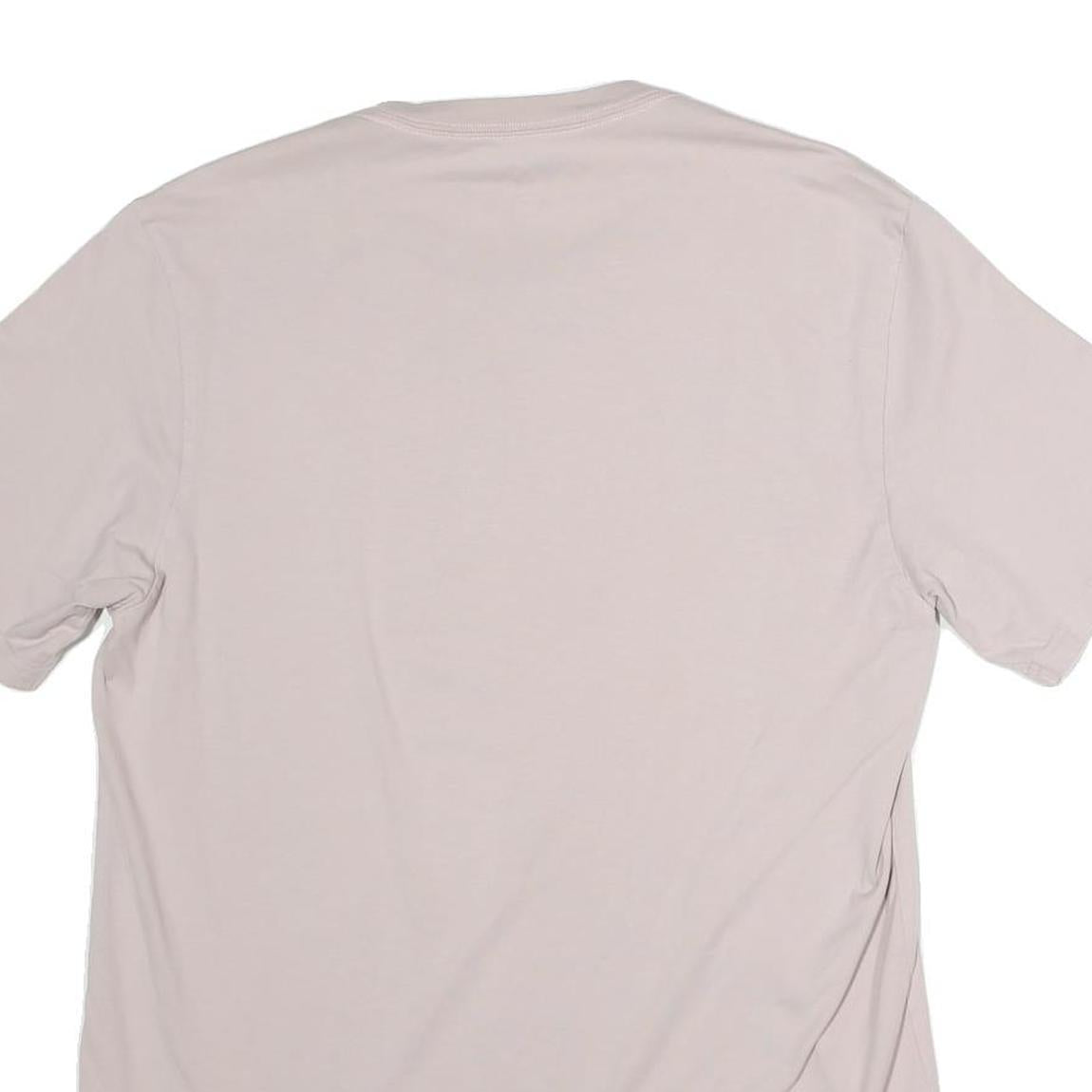 CONVERSE Mens Beige Graphic T-Shirt L Short Sleeve Crew Neck Cotton Casual