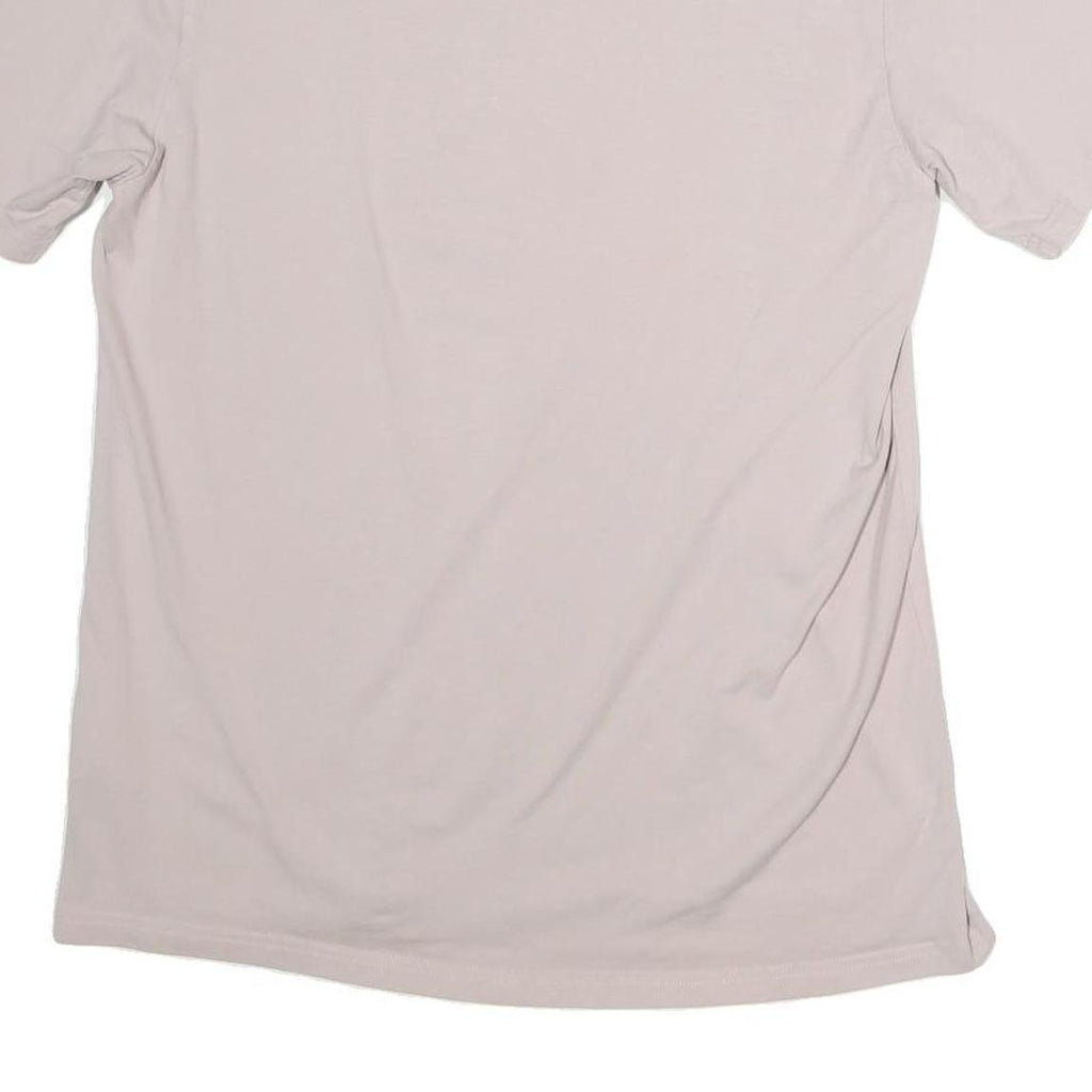 CONVERSE Mens Beige Graphic T-Shirt L Short Sleeve Crew Neck Cotton Casual