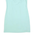HUGO BOSS Womens Pale Green Sleeveless Shift Plain Midi Dress UK 10 Elegant