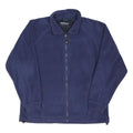 REGATTA Mens Blue Jacket L Polyester Blend Plain Zip Outdoor Casual