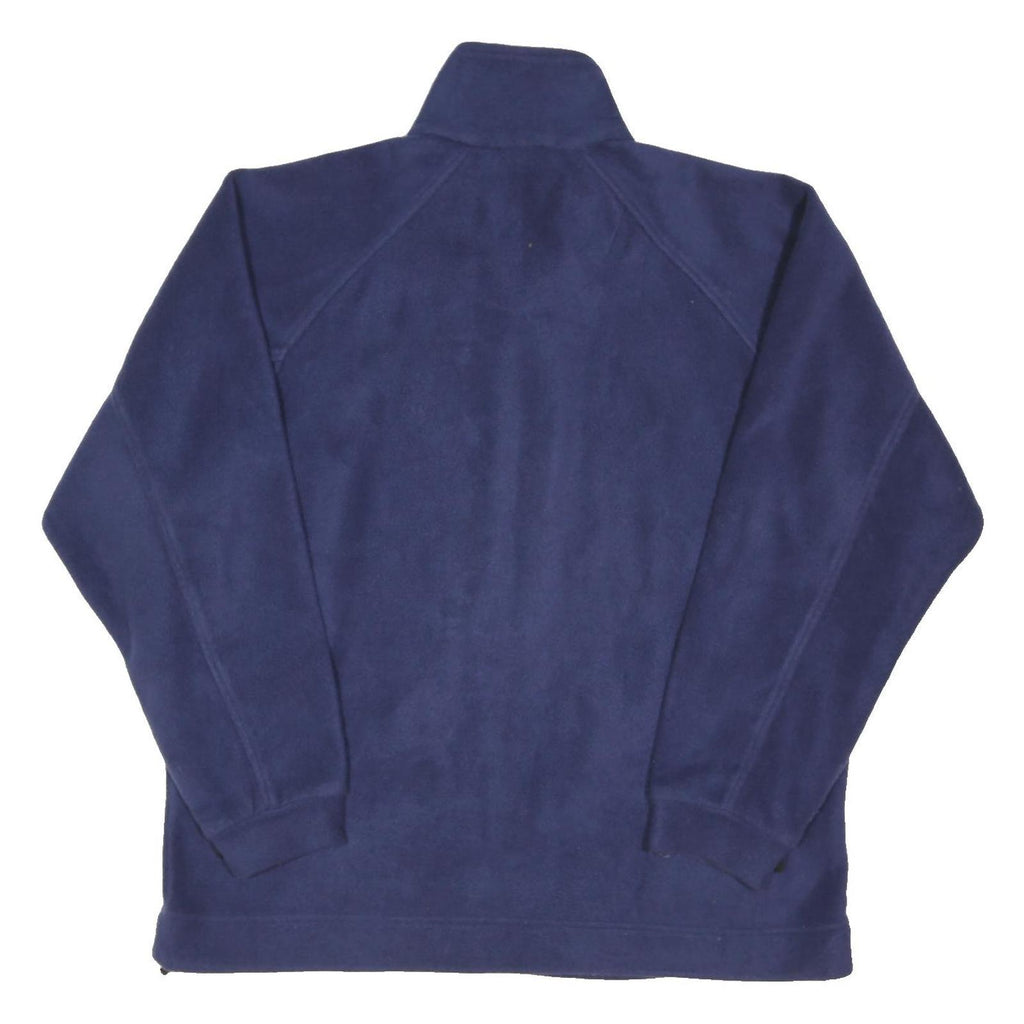 REGATTA Mens Blue Jacket L Polyester Blend Plain Zip Outdoor Casual