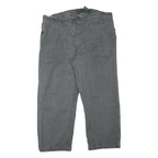 FISCHER PECHEUR Mens Cotton Blend Grey Relaxed Trousers W38 L26 Button Closure
