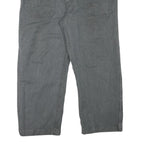FISCHER PECHEUR Mens Cotton Blend Grey Relaxed Trousers W38 L26 Button Closure