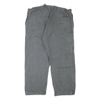 FISCHER PECHEUR Mens Cotton Blend Grey Relaxed Trousers W38 L26 Button Closure