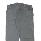 FISCHER PECHEUR Mens Cotton Blend Grey Relaxed Trousers W38 L26 Button Closure