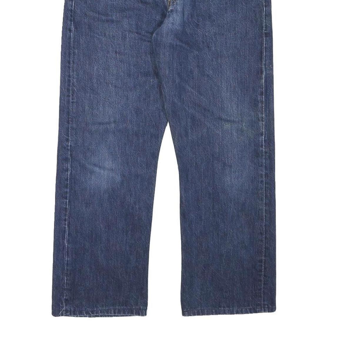 LEVI'S 501 Mens Jeans Blue Regular Straight Denim Medium W32 L26 Classic Fit