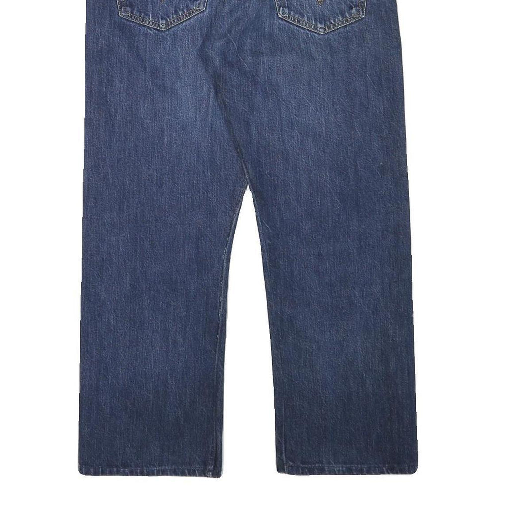 LEVI'S 501 Mens Jeans Blue Regular Straight Denim Medium W32 L26 Classic Fit