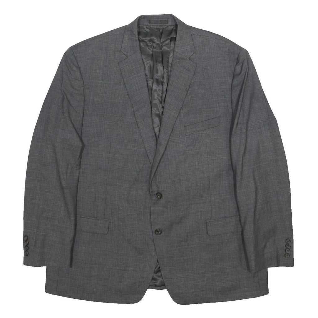 LAUREN RALPH LAUREN Mens Grey Wool Blazer Jacket XL Classic Tailored Button