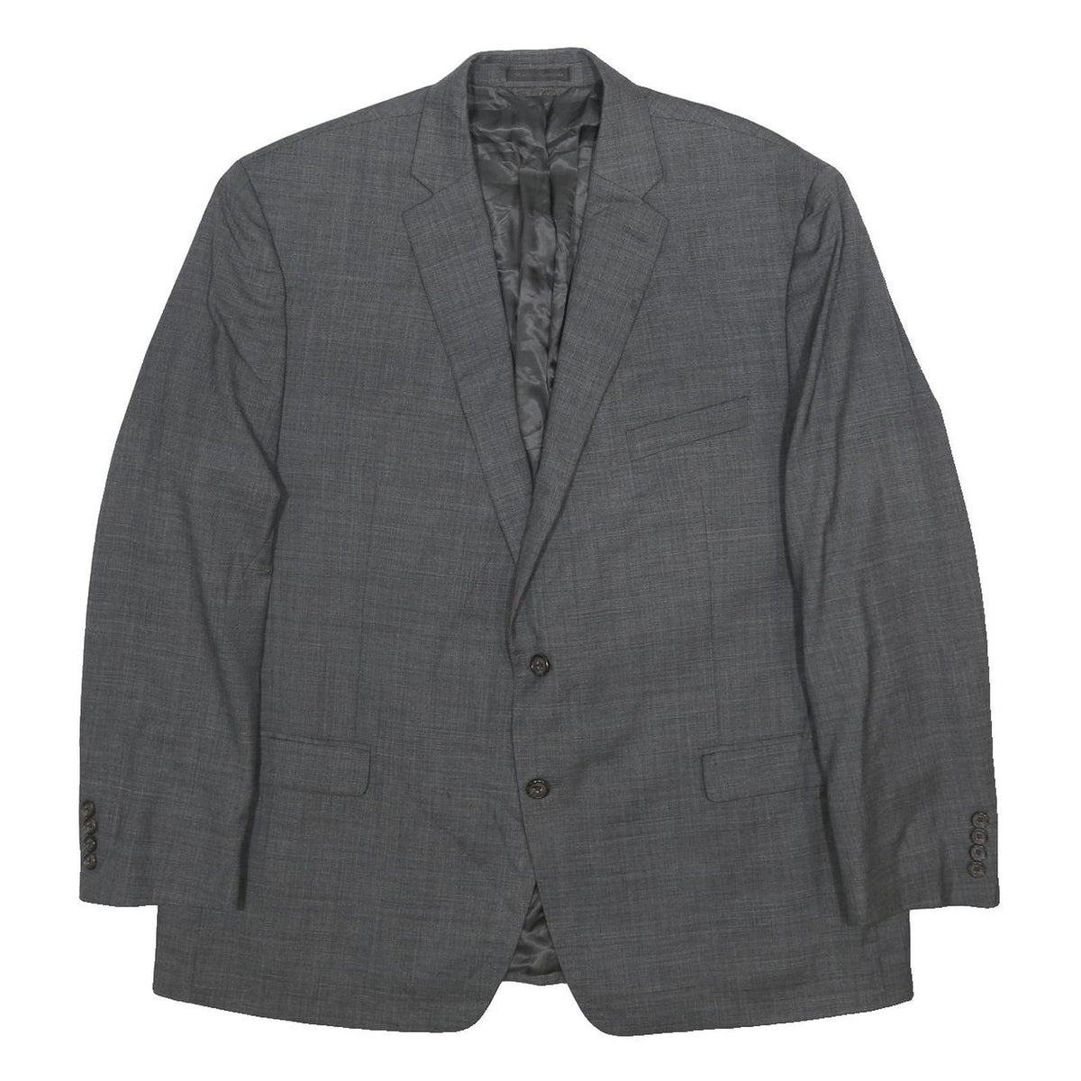 LAUREN RALPH LAUREN Mens Grey Wool Blazer Jacket XL Classic Tailored Button