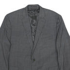 LAUREN RALPH LAUREN Mens Grey Wool Blazer Jacket XL Classic Tailored Button