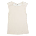 MAJE Womens Top Beige Sleeveless S