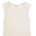 MAJE Womens Top Beige Sleeveless S
