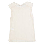 MAJE Womens Top Beige Sleeveless S