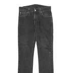 LEVI'S 511 Mens Jeans Black Slim Skinny Denim Medium W31 L34 Stylish Zip