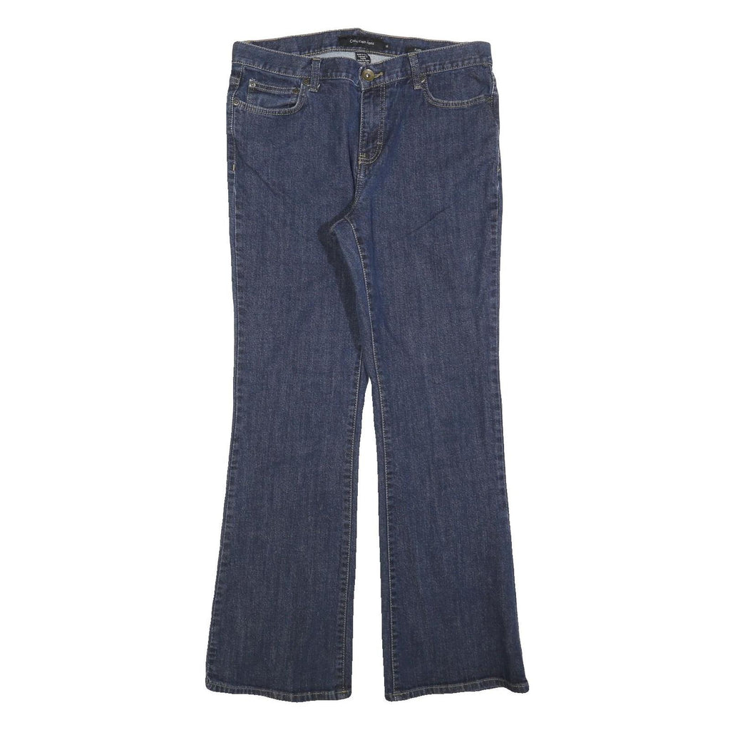 CALVIN KLEIN JEANS Womens Blue Regular Flared Denim Medium W32 L30 Classic
