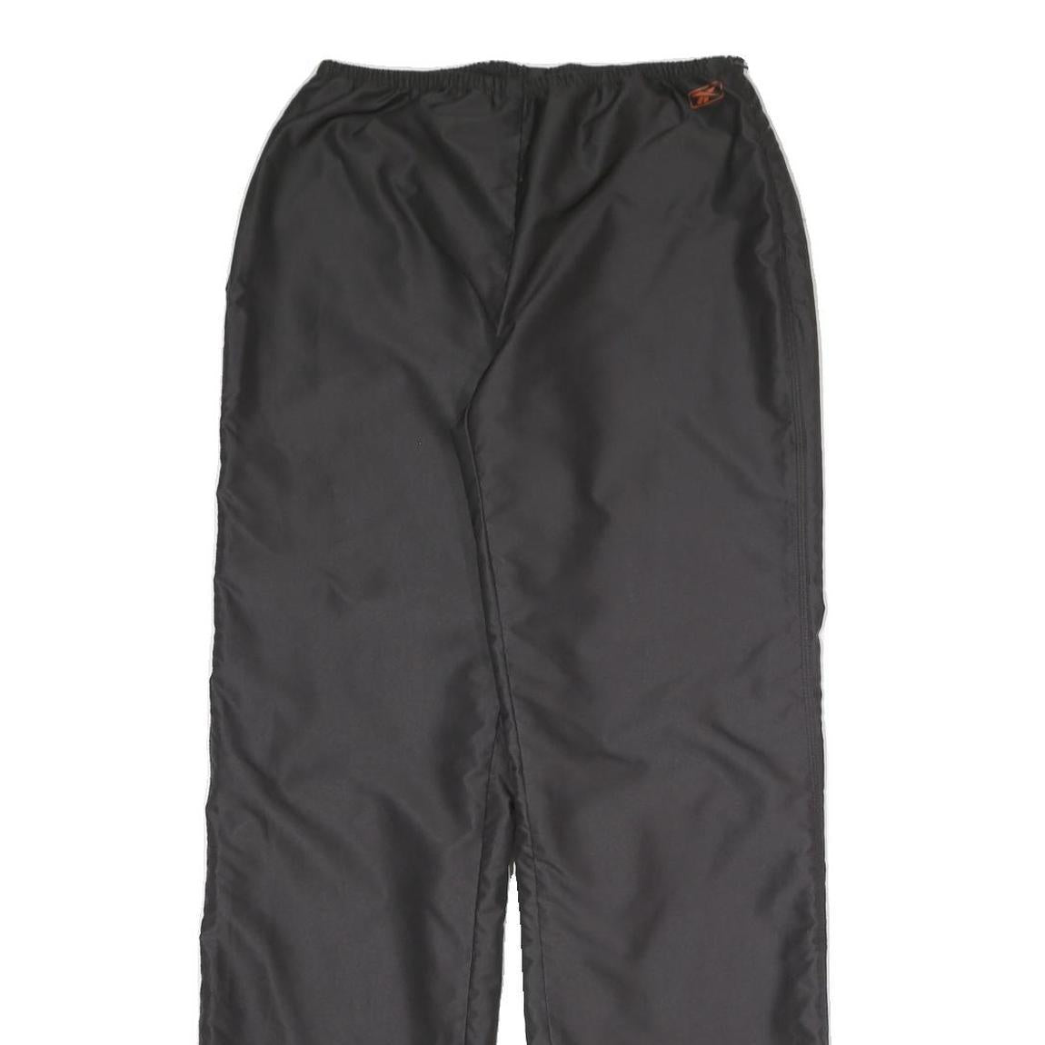 REEBOK Womens Joggers Black Slim Straight UK 12 W26 L32 Sports Casual Track