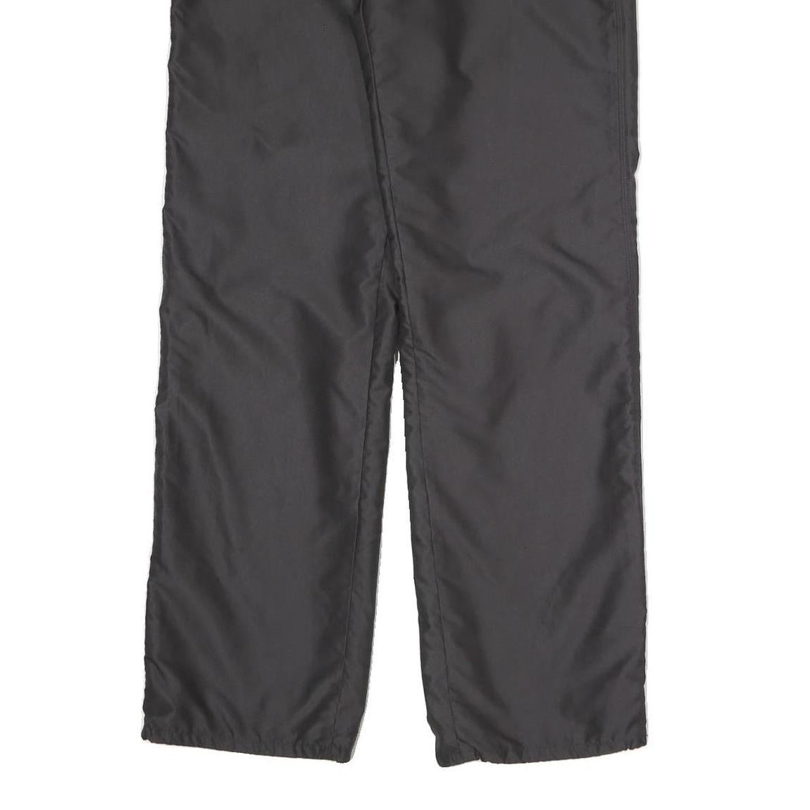 REEBOK Womens Joggers Black Slim Straight UK 12 W26 L32 Sports Casual Track