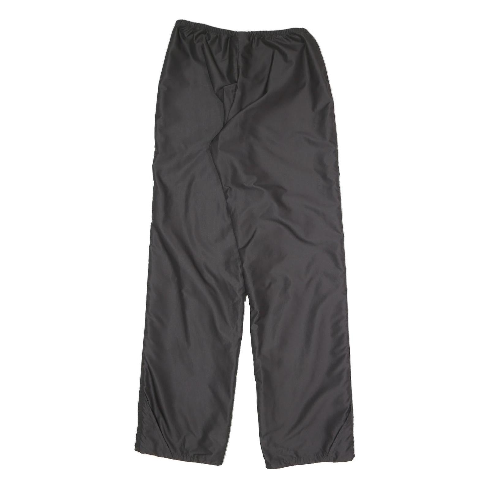 REEBOK Womens Joggers Black Slim Straight UK 12 W26 L32 Sports Casual Track