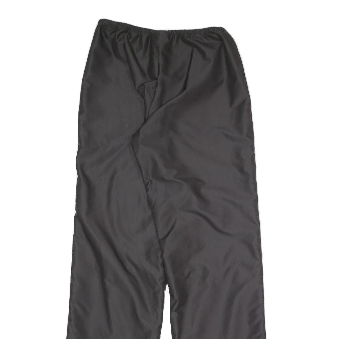 REEBOK Womens Joggers Black Slim Straight UK 12 W26 L32 Sports Casual Track