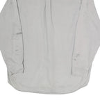 CARHARTT Mens White Cotton Blend Workwear Shirt L Long Sleeve Button Pockets