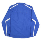 ADIDAS Mens Blue Jacket XL Polyester Plain Sports Full Zip Lightweight