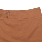 LOVE ON A HANGER Womens Brown Mini Cotton Blend Plain Skirt M Casual Fashion