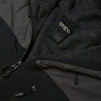 RAB Mens Black & Grey Outdoor Jacket L Polyamide Blend Zip Hooded Fair Condition