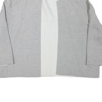 ZARA KNIT Mens Grey Plain Cotton Blend Crew Neck Basic Knit Jumper M Casual