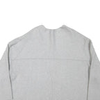 ZARA KNIT Mens Grey Plain Cotton Blend Crew Neck Basic Knit Jumper M Casual